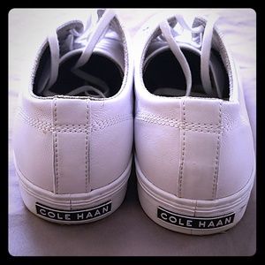 Cole Haan Grand Tennis Shoes (White)